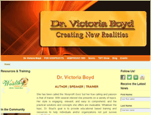 Tablet Screenshot of drvictoriaboyd.com